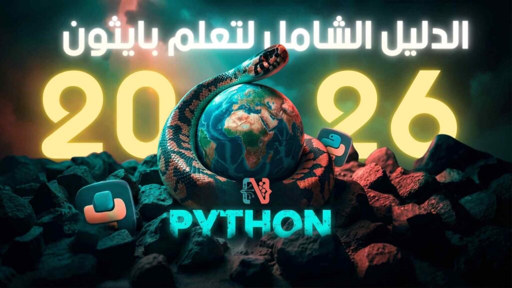 تعلم لغة بايثون في 2026 الدليل الشامل من الصفر حتى الاحتراف