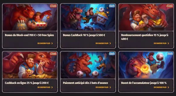 Découvrez les Bonus et Codes Promo de Dragonia Casino en Ligne